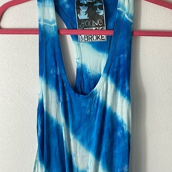 Yfb Young Fabulous Broke Tie Dye Dress Sz S - Picture 2 of 4